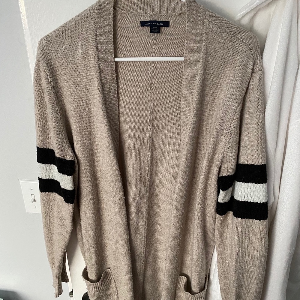 American Eagle Long Varsity Cardigan
